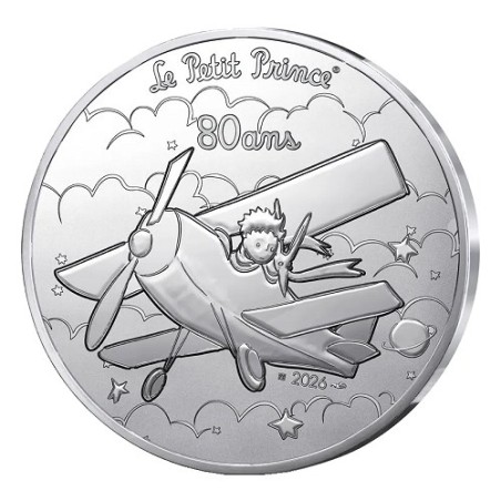 Pièce de 100 euros France 2026,Argent BU, Petit Prince