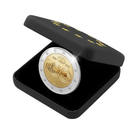 Pièce de 2 euros Belgique 2026, BE, les 100 ans des chemins de fer Belges