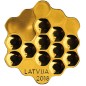 Pièce de 5 euros Lettonie 2018, BE, Nid d'abeille