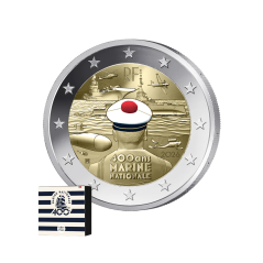 Pièce de 2 euros France 2026, BE, Les 400 ans de la Marine Nationale