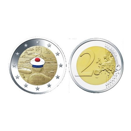 Pièce de 2 euros France 2026, BE, Les 400 ans de la Marine Nationale