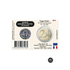 Pièce de 2 euros France 2026, BU, Les 400 ans de la Marine Nationale