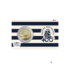 Pièce de 2 euros France 2026, BU, Les 400 ans de la Marine Nationale