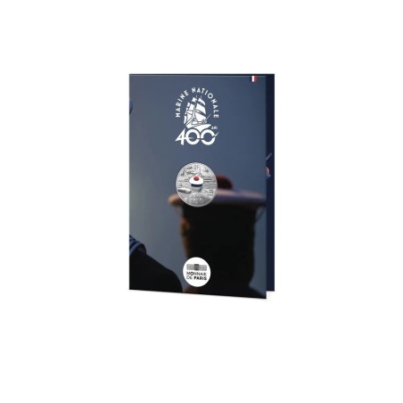Pièce de 10 euros France 2026,Argent UNC, Les 400 ans de la Marine Nationale