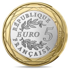 Pièce de 5 euros France 2026, UNC, les oiseaux exotiques