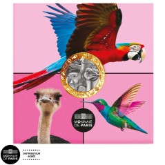Pièce de 5 euros France 2026, UNC, les oiseaux exotiques