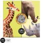 Pièce de 5 euros France 2026, UNC, les animaux de la savane