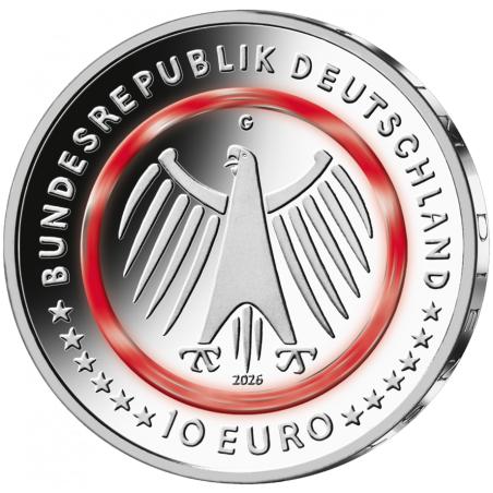 Pièces de 10 € Allemagne 2026, UNC, Pompiers Service Ambulancier (Atelier aléatoire)