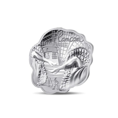 Pièce de 10 euros France 2026,Argent BE Colorisée, Le moulin rouge