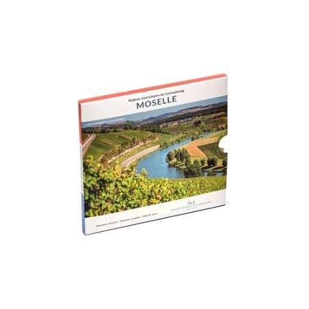 Coffret BU 9 pièces euro, Luxembourg 2025, Face nationale - LA RÉGION MOSELLE (Version déclaration de Schuman)