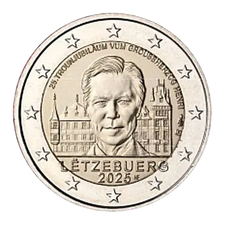 Coffret des 4 pièces de 2 euros Luxembourg 2024 et 2025, BEPI