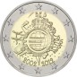 2 Euros Belgique 2012, UNC, 10ᵉ anniversaire de l’€uro