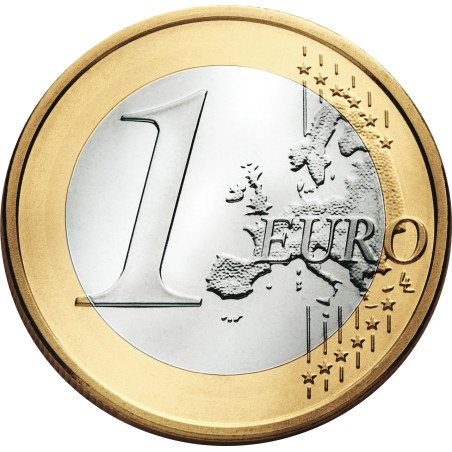 Pièce de 1 Euro Monaco 2007, UNC, Face nationale Prince Albert II