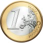 Pièce de 1 Euro Monaco 2007, UNC, Face nationale Prince Albert II