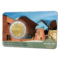 Pièce de 2 euros Finlande 2026, BU, Raili et Reima Pietilä Coincard Version Finlandaise