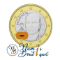 Pièce de 1€ Monaco 2026, UNC, portrait Prince Albert II