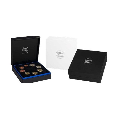Coffret BE 9 pièces euro, France 2013, Face nationale