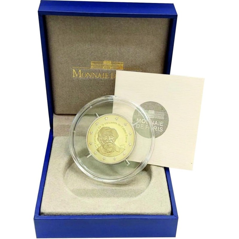 Pièce de 2 Euros France 2012, BE, 100ᵉ anniversaire de la naissance de « l’Abbé Pierre, Protecteur des pauvres » Pièce de 2 Euros France 2012, BE, 100ᵉ anniversaire de la naissance de « l’Abbé Pierre, Protecteur des pauvres »