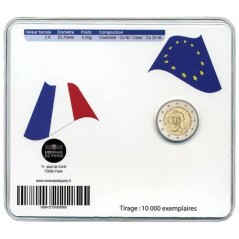 Pièce de 2 Euros France 2012, UNC, 100ᵉ anniversaire de la naissance de « l’Abbé Pierre, Protecteur des pauvres »