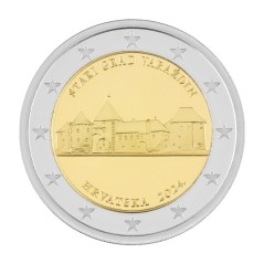 Pièce de 2 Euros Croatie 2024, BE, Ville de Varazdine