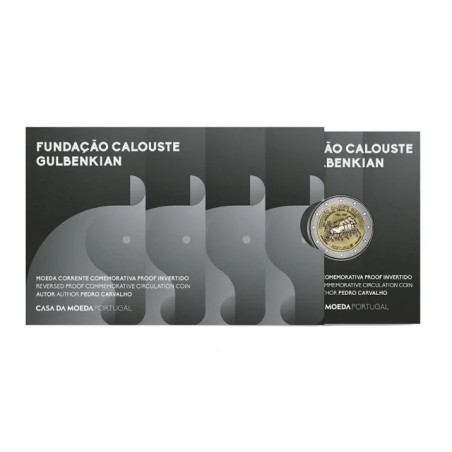 Pièce de 2 euros Portugal 2026, BEPI, La fondation Calouste Gulbenkian