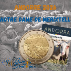 Pièce de 2 euros Andorre 2026, BU, La transhumance