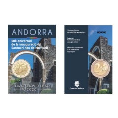 Pièce de 2 euros Andorre 2026, BU, 50ème anniversaire du Sanctuaire de Meritxell