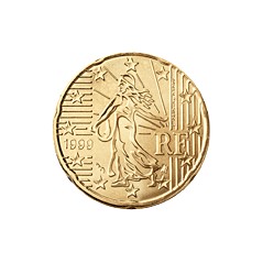 Série de 10, 20 et 50 centimes France 2002, UNC, Face Nationale