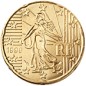 Série de 10, 20 et 50 centimes France 2002, UNC, Face Nationale