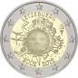 2 Euros Luxembourg 2012, UNC, 10ᵉ anniversaire de l’€uro