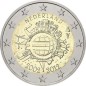 2 Euros Pays-Bas 2012, UNC, 10ᵉ anniversaire de l’€uro