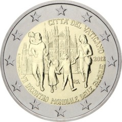 2 Euros Vatican 2012, Coffret BU, 7ᵉ Rencontre mondiale des familles, à Milan