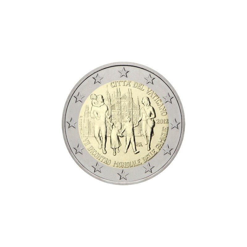 2 Euros Vatican 2012, Coffret BU, 7ᵉ Rencontre mondiale des familles, à Milan