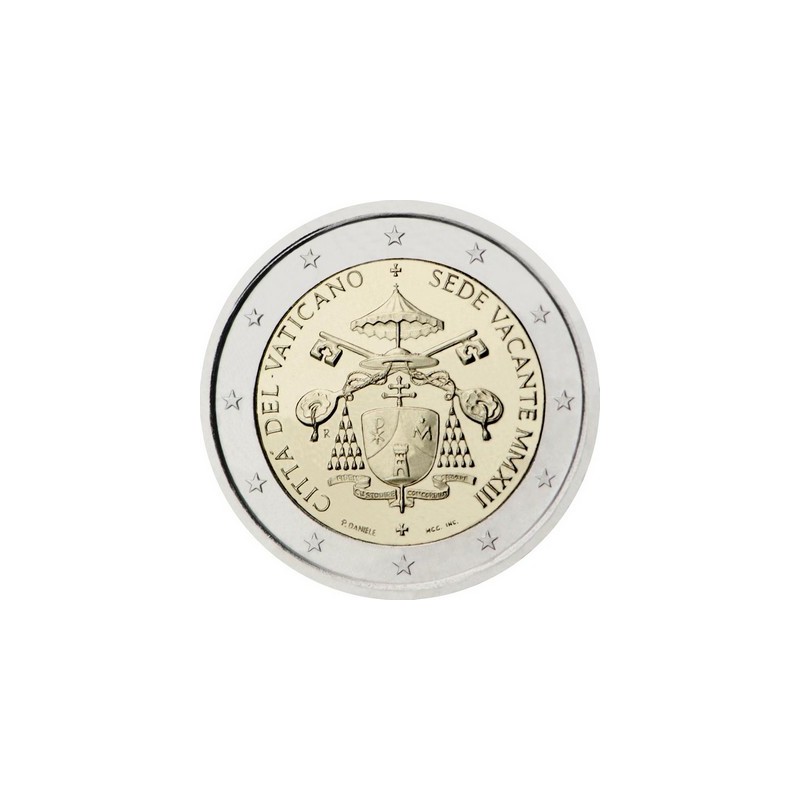 2 Euros Vatican 2013, Coffret BU, Siège vacant à la suite de la renonciation du Pape Benoît XVI