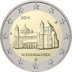 2 Euros Allemagne 2014, UNC, Présidence de la Basse-Saxe au Bundesrat, Atelier D