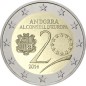 2 Euros Andorre 2014, Coffret BU, 20ᵉ anniversaire de l’entrée de la principauté au Conseil de l’Europe