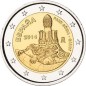 2 Euros Espagne 2014, UNC, Œuvre d’Antoni Gaudí, inscrite au patrimoine mondial de l’UNESCO depuis 1984