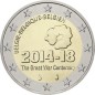 2 Euros Belgique 2014, UNC, 100e anniversaire du début de la première guerre mondiale