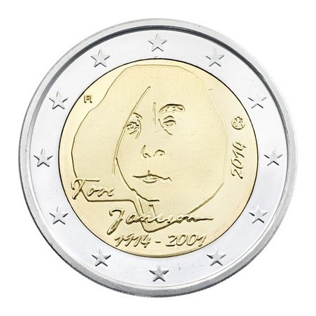 2 Euros Finlande 2014, UNC, 100e anniversaire de la naissance de Tove Jansson