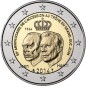 2 Euros Luxembourg 2014, UNC, 50ᵉ anniversaire de l’accession au trône du Grand-Duc Jean